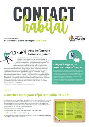 Contact Habitat Grand Ouest mars 2024