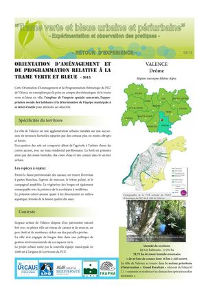 Drôme - Orientation d'Aménagement et de Programmation relative à la Trame Verte et Bleue - Valence