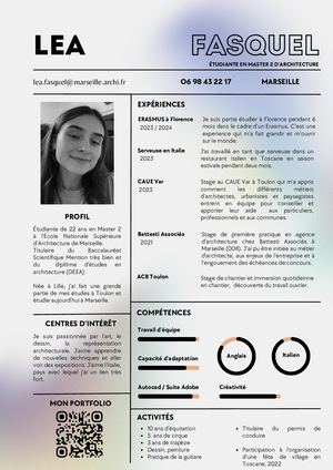 Cv Fasquel Léa