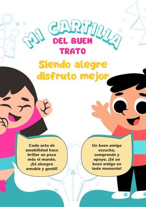 Cartilla Siendo Alegre Disfruto Mejor