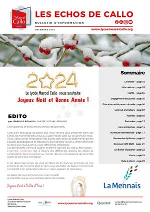 Les Echos Décembre 2023