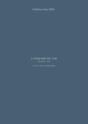 L’ATELIER DU VIN JANUARY 2024