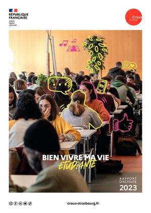 Rapport d'activité 2023 du Crous de Strasbourg