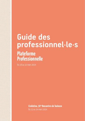 Guide Des Professionel·les 2024