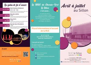 Plaquette du Sillon d'avril à juillet 2024