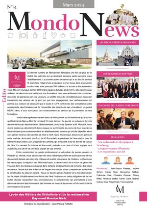 Mondonews 14 - Mars 2024