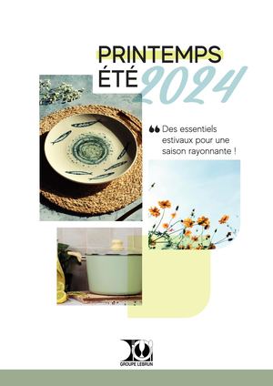 Catalogue Printemps été2024