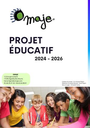 Omaje Projet Educatif 2024