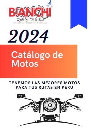 CATALOGO 2024 BIANCHI