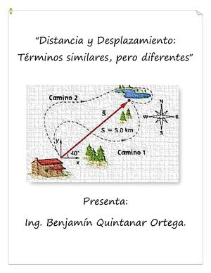 Distancia Y Desplazamiento