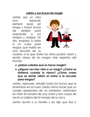 Jatrón Y Sus Trucos De Magia