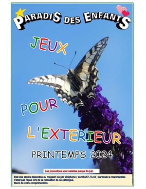 JEUX EXTERIEURS PRINTEMPS 2024
