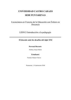 El docente ante los desafíos del siglo XXI