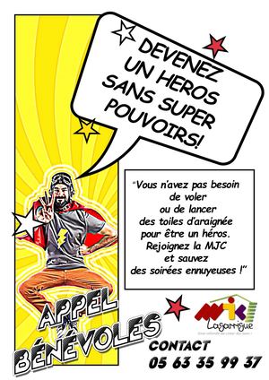 Comics Bénévolat Mjc Lagarrigue