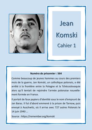 Jan Komski Cahier 1 Pub