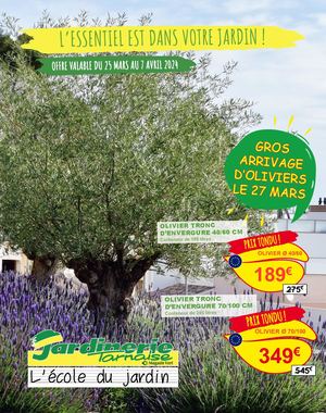 Catalogue Mars Avril 2024  - Jardinerie Tarnaise