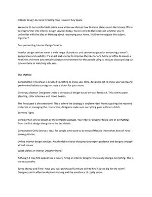 Calaméo - Interior Design Services