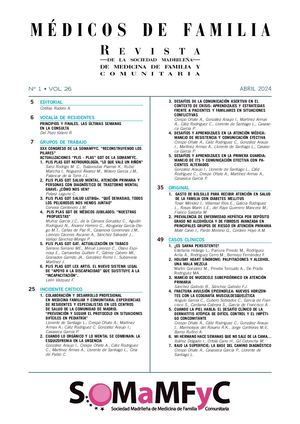 Revista Médicos de Familia Vol 26 Nº 1