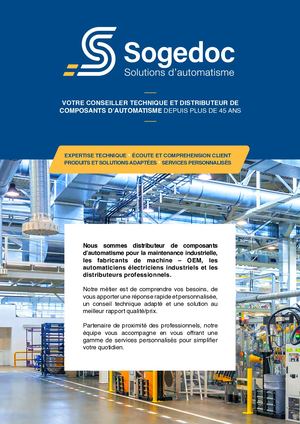Plaquette Sogedoc