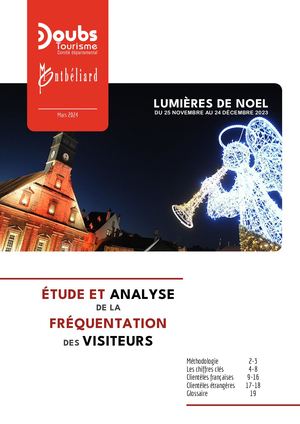 Lumière de Noël de Montbeliard 2023