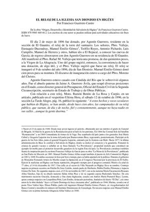 El Reloj De La Iglesia San Dionisio En Higüey