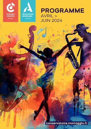 Programme du conservatoire de Niort Agglo - avril-juin 2024