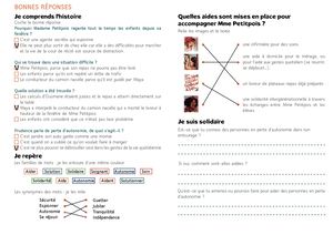 Réponses Cahier D'activités - La Dame Du 3ème VF