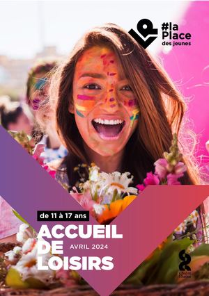 PROGRAMME VACANCES JEUNESSE AVRIL 2024