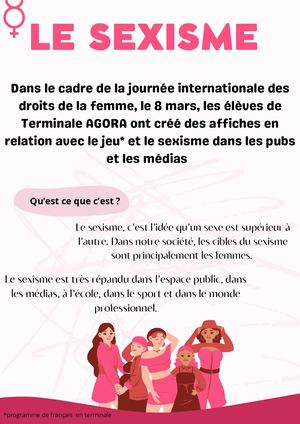 Le sexisme dans la publicité et les médias - Exposition