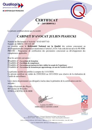 24for00934 1 Certificat De Conformité