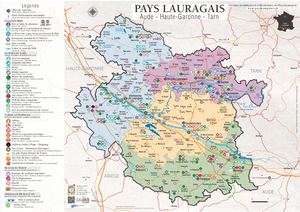 Carte Du Pays Lauragais