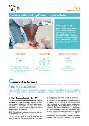 Les Formations Et Diplomes Du Secourisme