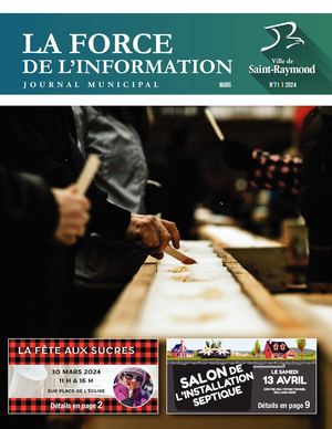 Journal municipal mars 2024 - Ville de Saint-Raymond