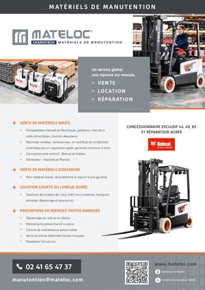 Mateloc Chariotech Matériels De Manutention