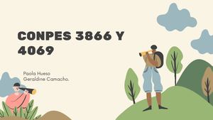 Presentación Educativa De Geografía Humana Dibujada A Mano En Azul Verde Y Marrón (2)