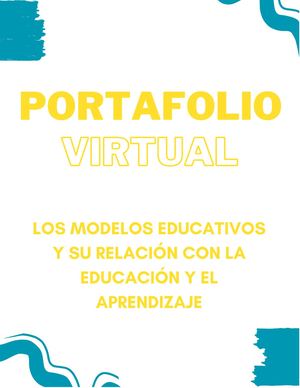Portafolio Virtual Modelos Educativos