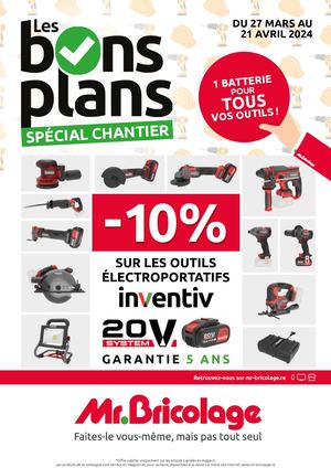 MR BRICOLAGE - BONS PLANS SPÉCIAL CHANTIER