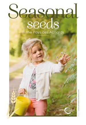 Touristic guidebook 2024 "Seasonal seeds" in the Pays des Achards