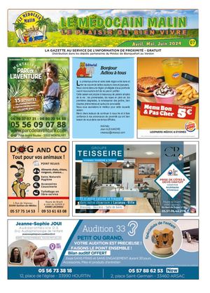 LE MÉDOCAIN N°7 - Avril, mai, juin 2024