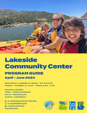 Lakeside Community Center Program Guide: April-June 2024