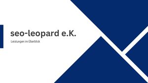 seo-leopard e.K. - Leistungen im Überblick