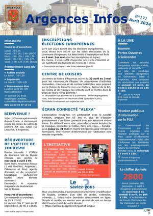Argences Info Avril 2024