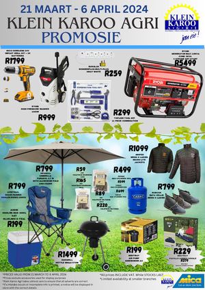 Klein Karoo Agri Promosie