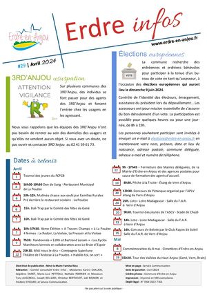 Erdre Infos N°29 Avril 2024