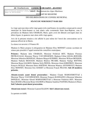 2024 27 03 08 Autorisation D Une Servitude De Passage Approbation De La Commune