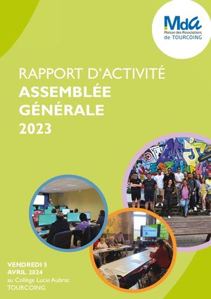 rapport d activité  MDA Tourcoing 2023