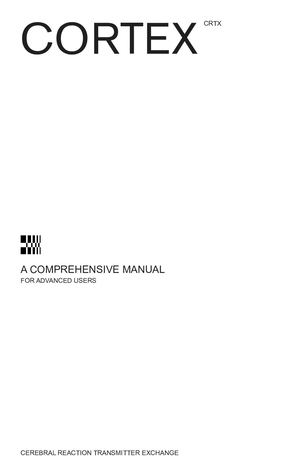 CORTEX 'COMPREHENSIVE MANUAL'