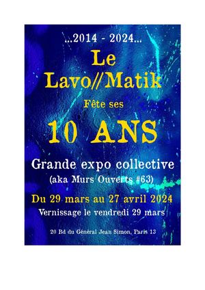Catalogue Mo #63 10 Ans Mars 24