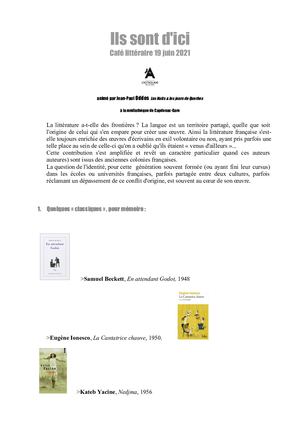 Ils sont d'ici (JUIN 2021)