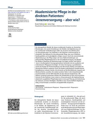 09 Akademisierte Pflege In Der Direkten Patienten Innenversorgung – Aber Wie